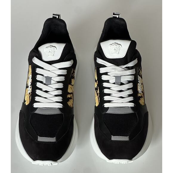 Versace Medusa Men’s Black/Gold Sneakers 12 US (45 Euro) 1011942 IT NIB $900 main image 6